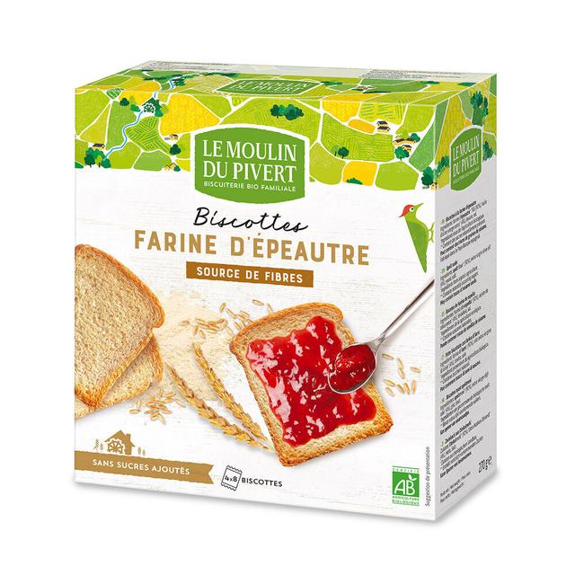 Biscottes farine d'épeautre 270g