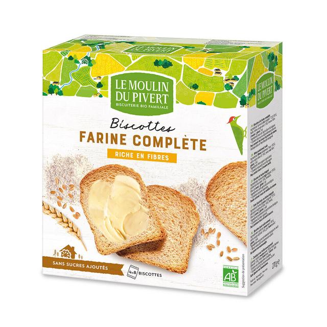 Biscotte Farine complète 270g