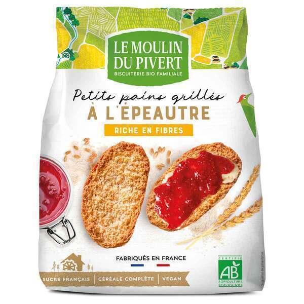 Petits Pains Grillés Grand Épeautre Bio 225g