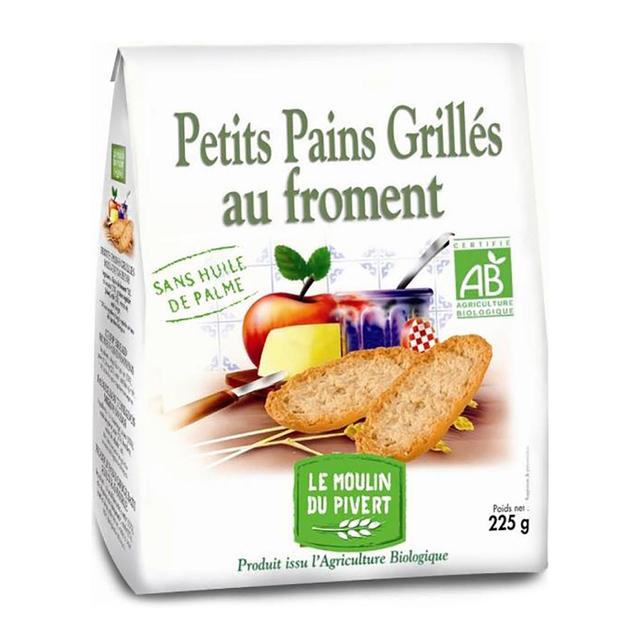 Petits pains grillés froment 225g bio