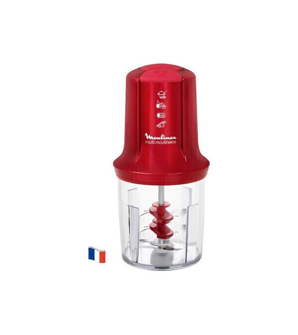 MOULINEX AT714G32 Hachoir multifonction Multi Moulinette - Rouge