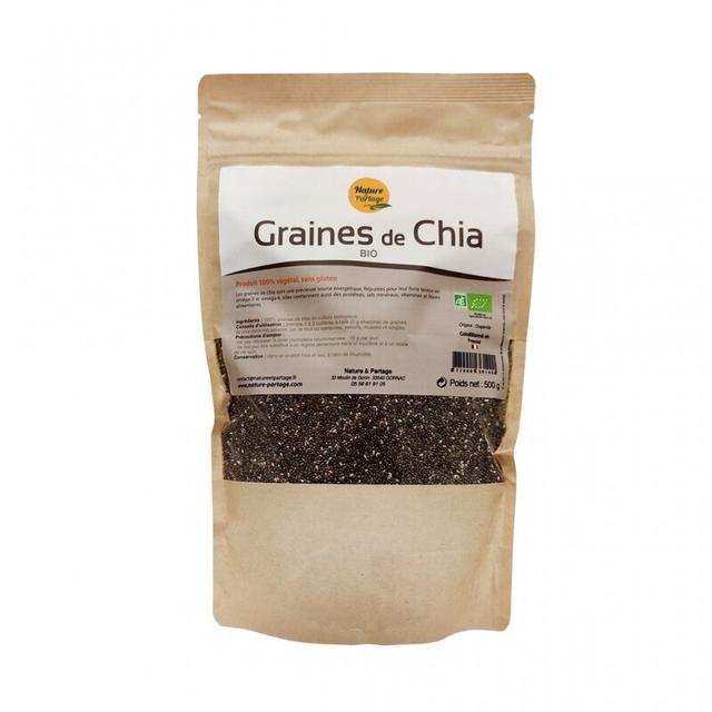 Graines de CHIA BIO 500 grs