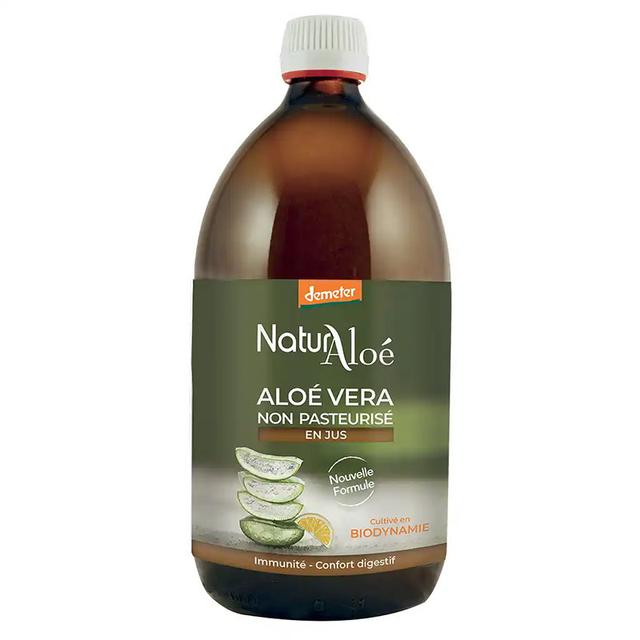 Jus d'Aloé Vera certifié bio et demeter - 1L