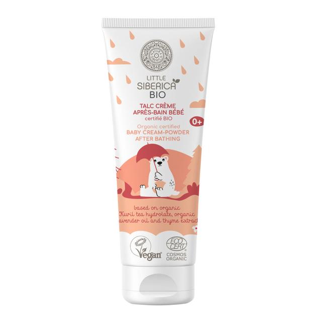 Little Siberica Talc Crème après-bain Bio pour Bébé 75ml