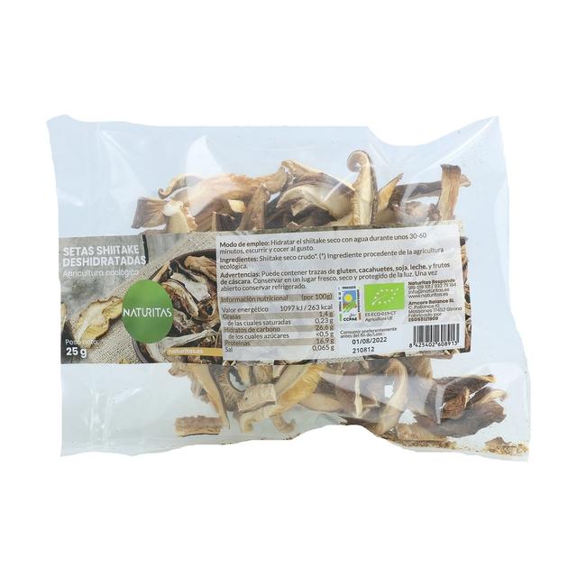 Champignons shiitake déshydratés bio 25 g