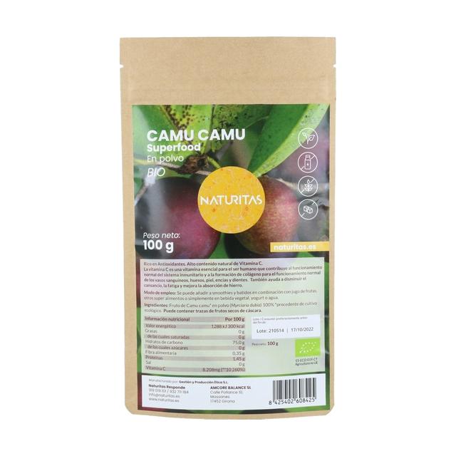 Camu camu en poudre bio 100 g de poudre