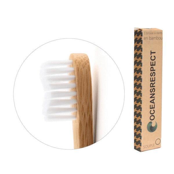 Brosse à dents en bambou - Enfant - Souple