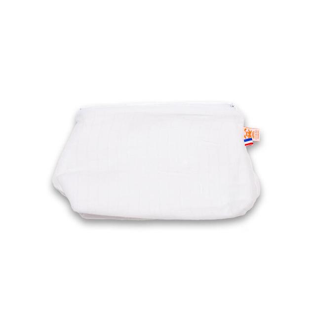 Trousse de Toilette en Coton Bio Blanc