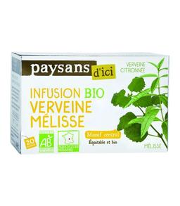 Infusion Verveine Mélisse  Massif Central  bio & équitable