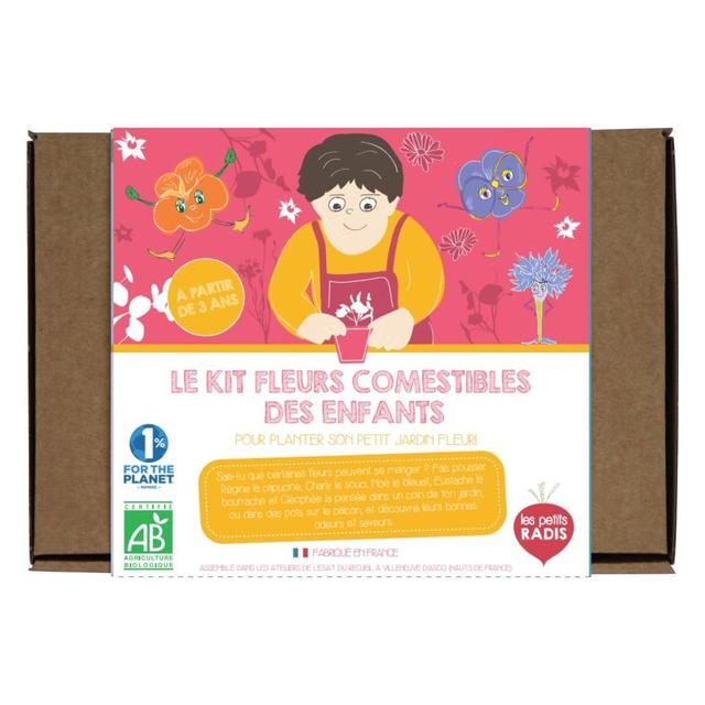 Le Kit des fleurs comestibles BIO des enfants