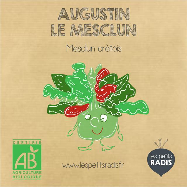 Mini kit de graines BIO d'Augustin le mesclun