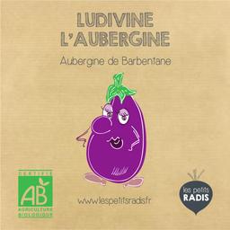 Mini kit de graines BIO de Ludivine l'aubergine