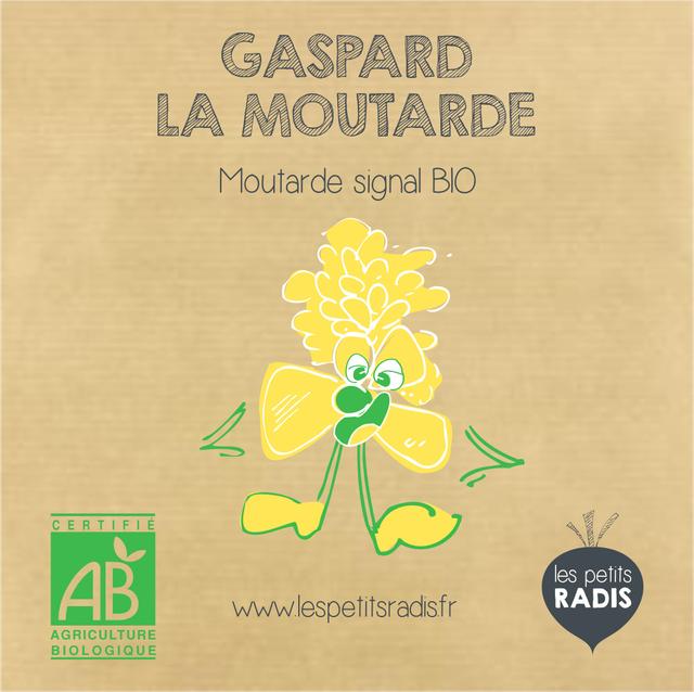 Mini kit de graines BIO de Gaspard la moutarde