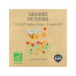 Mini kit de graines BIO de mélange de fleurs mellifères - Les p