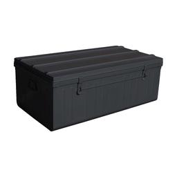 Cantine de rangement Premium en acier noir 225 litres