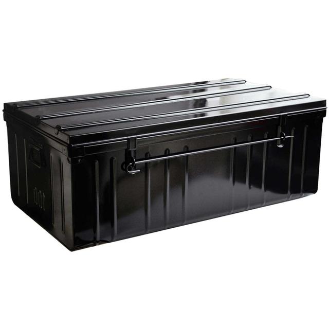 Cantine de rangement Premium en acier noir 175 litres