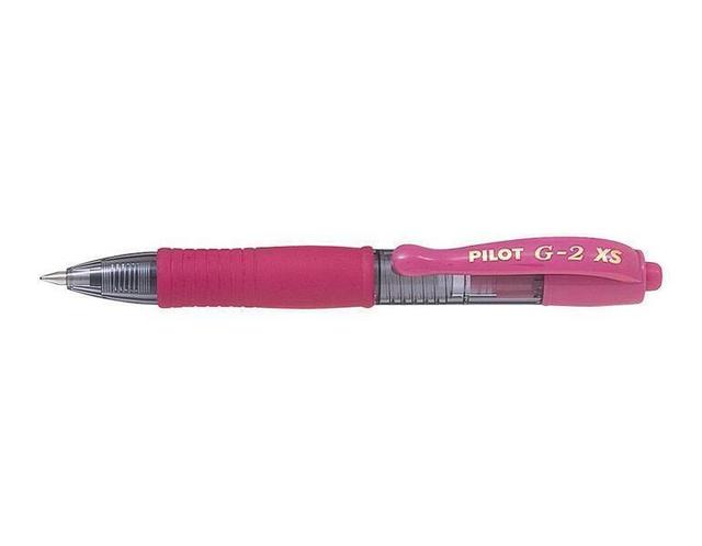 Mini Stylo gel G2 XS7 PIXIE Tracé 0,4mm(Bille 0,7) Rose