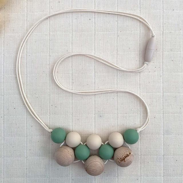 Collier de portage et d'allaitement - vert