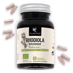 Rhodiola Bio * 60 gélules * 3% de rosavines * 1% de salidroside