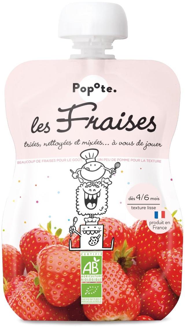 Gourde La Fraise Dès 4-6 mois 120g