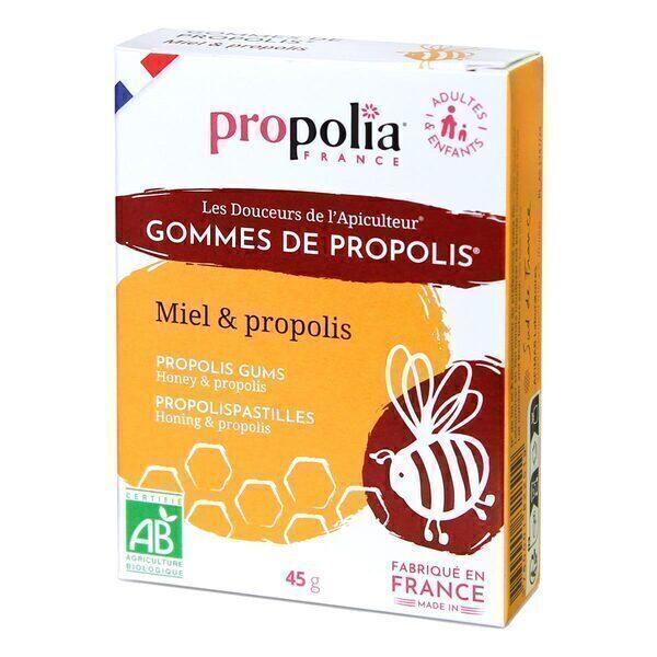 Gommes de Propolis Bio - Miel et Propolis Nature x 45g