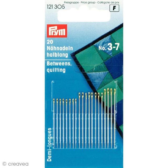 Aiguille à coudre demi-longue assortiment n°3/7 x 20