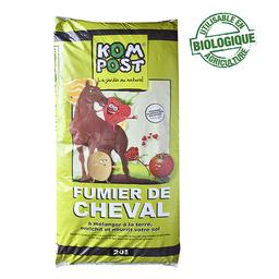 Fumier de cheval composté - Lot de 5 sacs de 20 kg