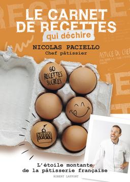 Livre  Le Carnet de recettes qui déchire - Paciello Nicolas