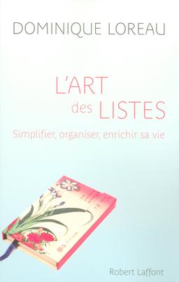 Livre  L'art des listes simplifier, organiser, enrichir sa vie -