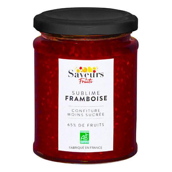 Confiture de framboises 65% de fruits 310g