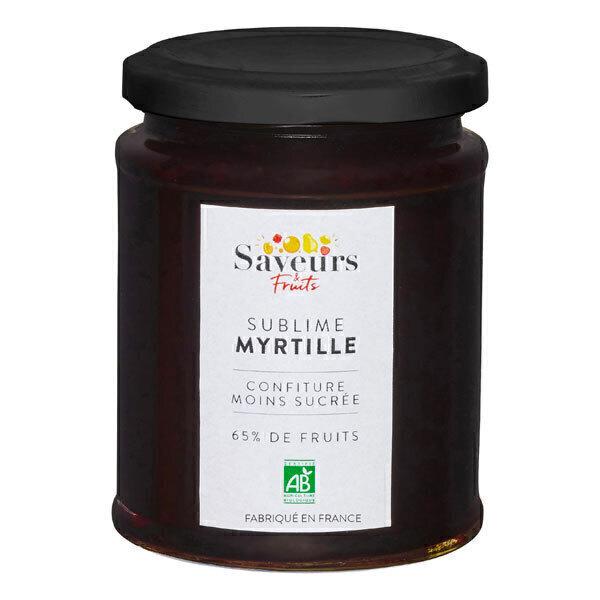 Confiture de myrtilles 65% de fruits 310g