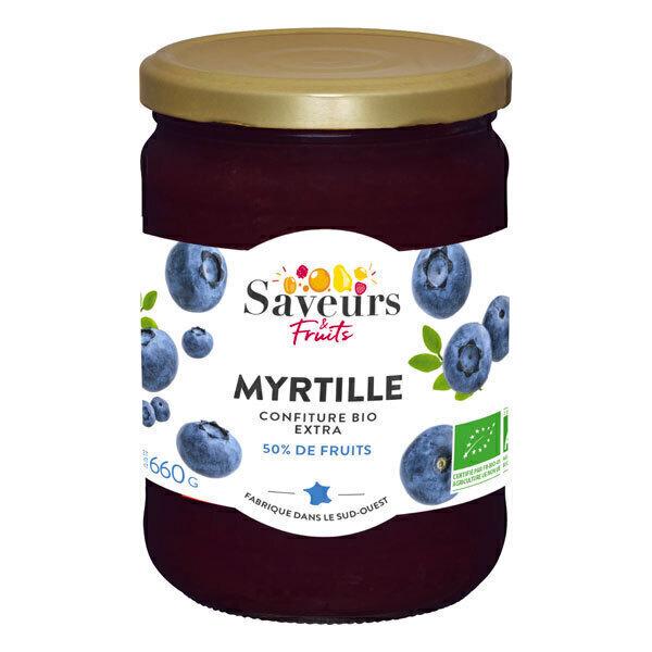 Confiture extra de myrtille 660g