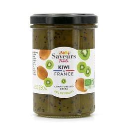 Confiture bio extra de kiwi de France - Bocal de 250g