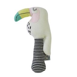 Hochet coton Bio Jouet d'éveil Toucan