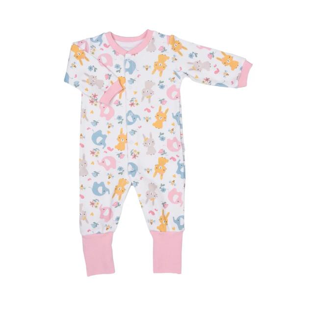 Pyjama bébé en coton bio MILA Rose 3-6M 62CM