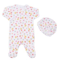 Dors-bien bébé en coton jacquard bio Iris