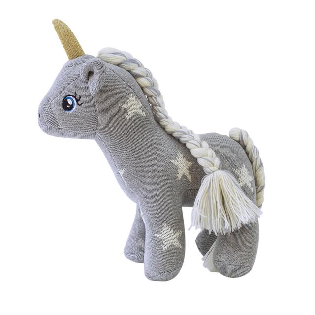 Peluche en coton tricot Licorne étoile