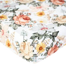 Drap-housse en coton Néo Vintage Multicolore