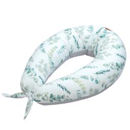 Coussin de maternité et d'allaitement + housse, Eucalyptus