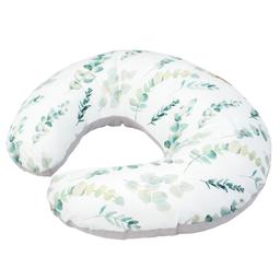 Coussin d'allaitement ergonomique + housse, Eucalyptus