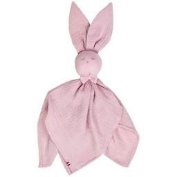 Doudou Lapin  en gaze de coton Jeanne Rose