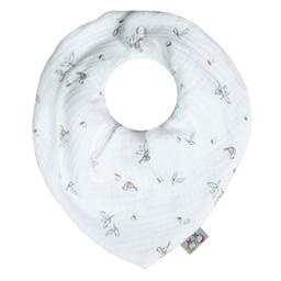 Bavoir bandana gaze de coton, Melody