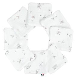 Lingettes bébé lavables 8 pièces, Melody