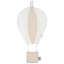 Montgolfière murale décorative en lin Beige TU