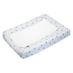 Set housse de matelas à langer + tapis de change, Bleuet