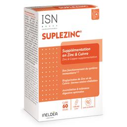 Suplezinc Supplémentation en Zinc 60 gélules