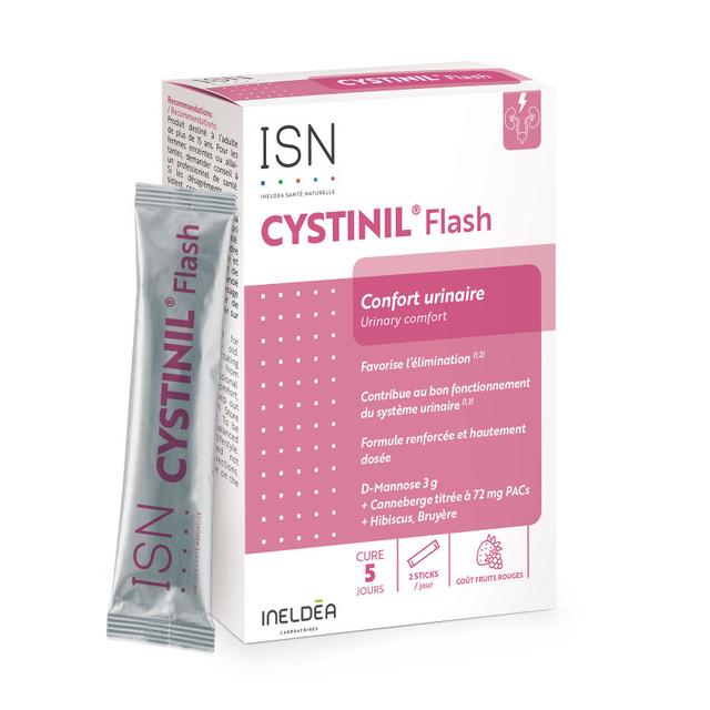 Cystinil Flash - Confort urinaire - Cure 5 jours - 10 sticks