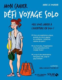 Livre  Mon cahier Défi voyage solo - Le Douaran Marie