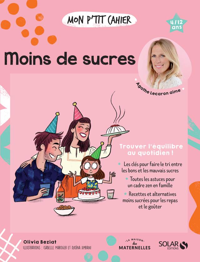 Livre  Mon p'tit cahier Moins de sucre - Beziat Olivia