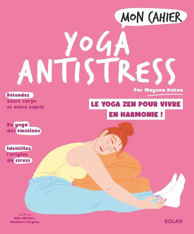 Livre  Mon cahier yoga anti-stress - Duhau Mayana